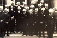 Indian-team-on-tour-of-England-1936-M.-Jahangir-Khan-and-Dilawer-Hussain-Principal-of-M-A-O-college-after-Independence-are-at-the-back