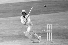 Majid Khan batting for Glamorgan during his innings of 72 runs in the Gillette Cup match between Warwickshire and Glamorgan at Edgbaston, Birmingham, 26th June 1976. Warwickshire won the match by 4 wickets. (Photo by Ken Kelly/Popperfoto via Getty Images/Getty Images)
