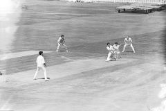 Cambridge University's Majid Khan (c) sweeps during his innings of 200  (Photo by S&G/PA Images via Getty Images)